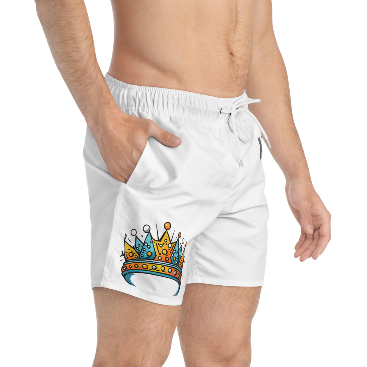 King Kruzader Merch - Crown Jewels Swim Trunks (AOP)