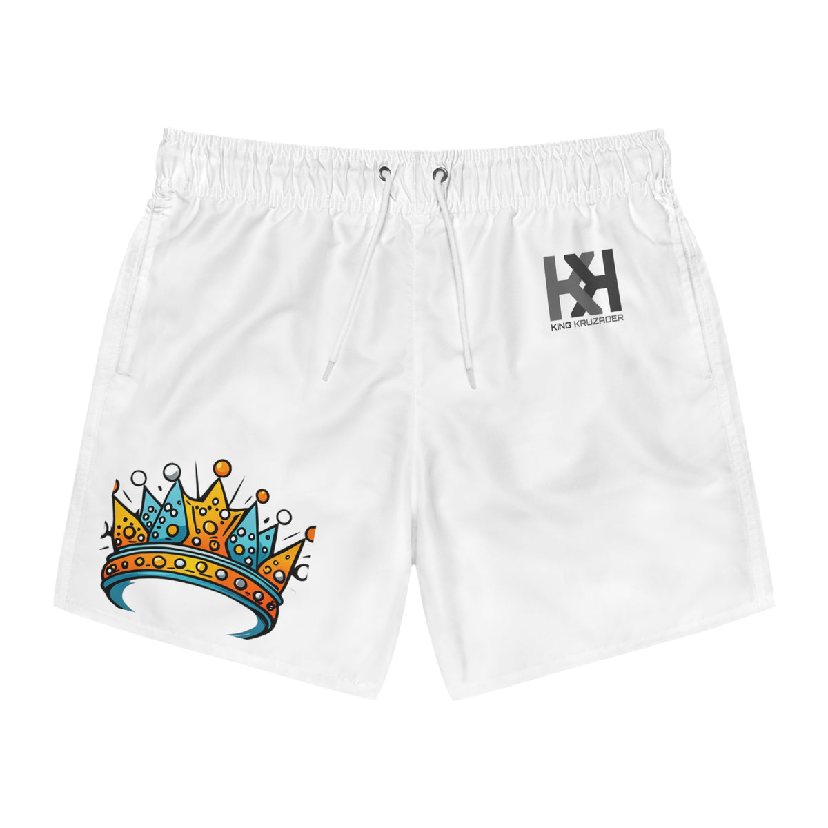 King Kruzader Merch - Crown Jewels Swim Trunks (AOP)